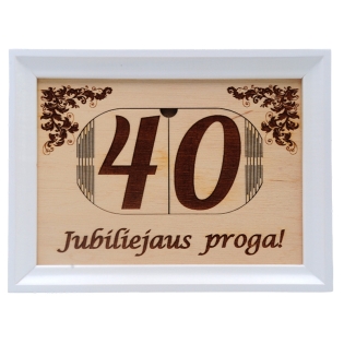 Rėmelis pinigams "40...