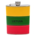 Metalinė gertuvė su trispalve "Lietuva", 227 ml