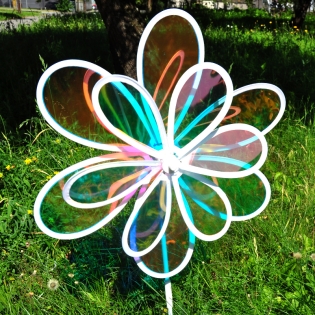 Vėjo malūnėlis Gėlytė, 70 cm