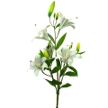 Dirbtinė žalsvos spalvos lelijų puokštė, 64 cm