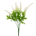 Dirbtinė balta Veronikos puokštė, 38 cm
