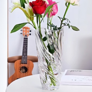 Stiklinė vaza, 29 cm