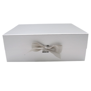 Sidabrinė dovanų dėžutė su...