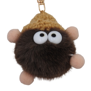 Raktų pakabukas kailinis...