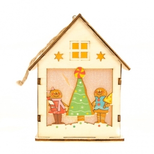 Medinis kalėdinis namelis